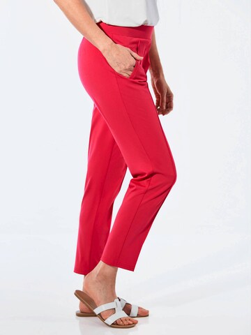 Goldner Tapered Trousers in Red