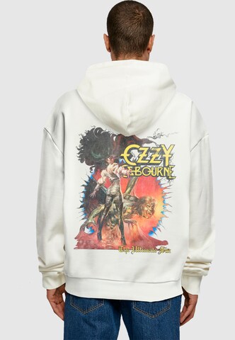 Merchcode Sweatshirt 'Ozzy Osbourne - Ultimate Sin' in White: front