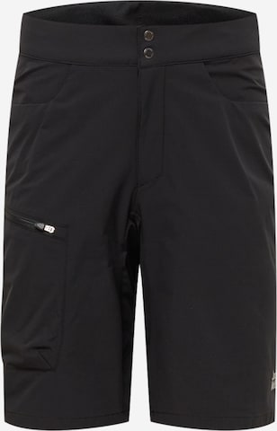 JACK WOLFSKIN Sports trousers 'Tourer' in Black: front