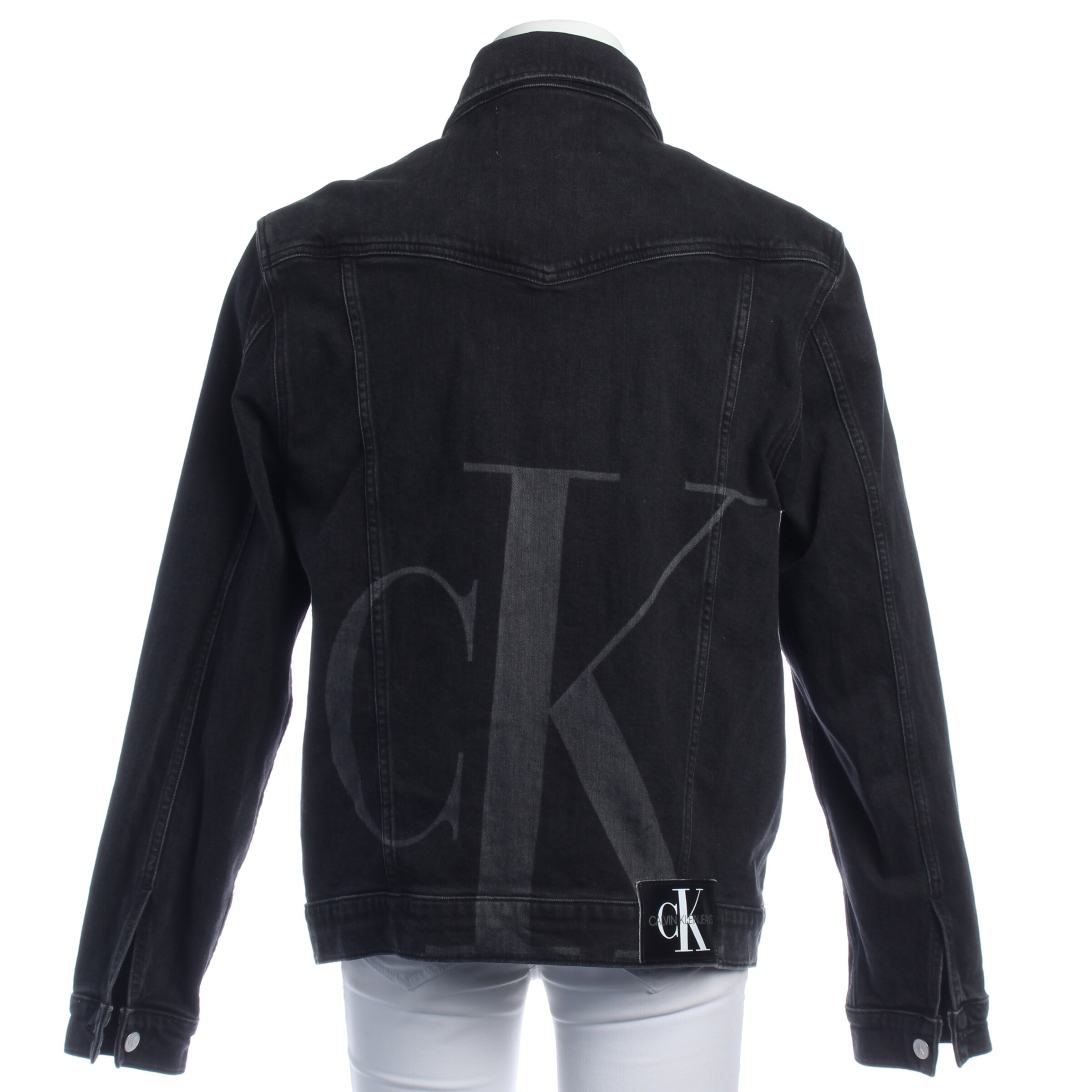 Calvin Klein Jacket & Coat in L in Black