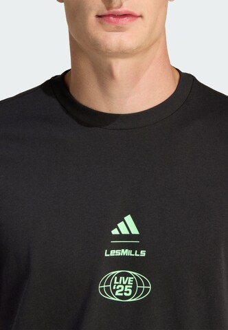 ADIDAS PERFORMANCE Performance Shirt 'LESMILLS TOUR' in Black