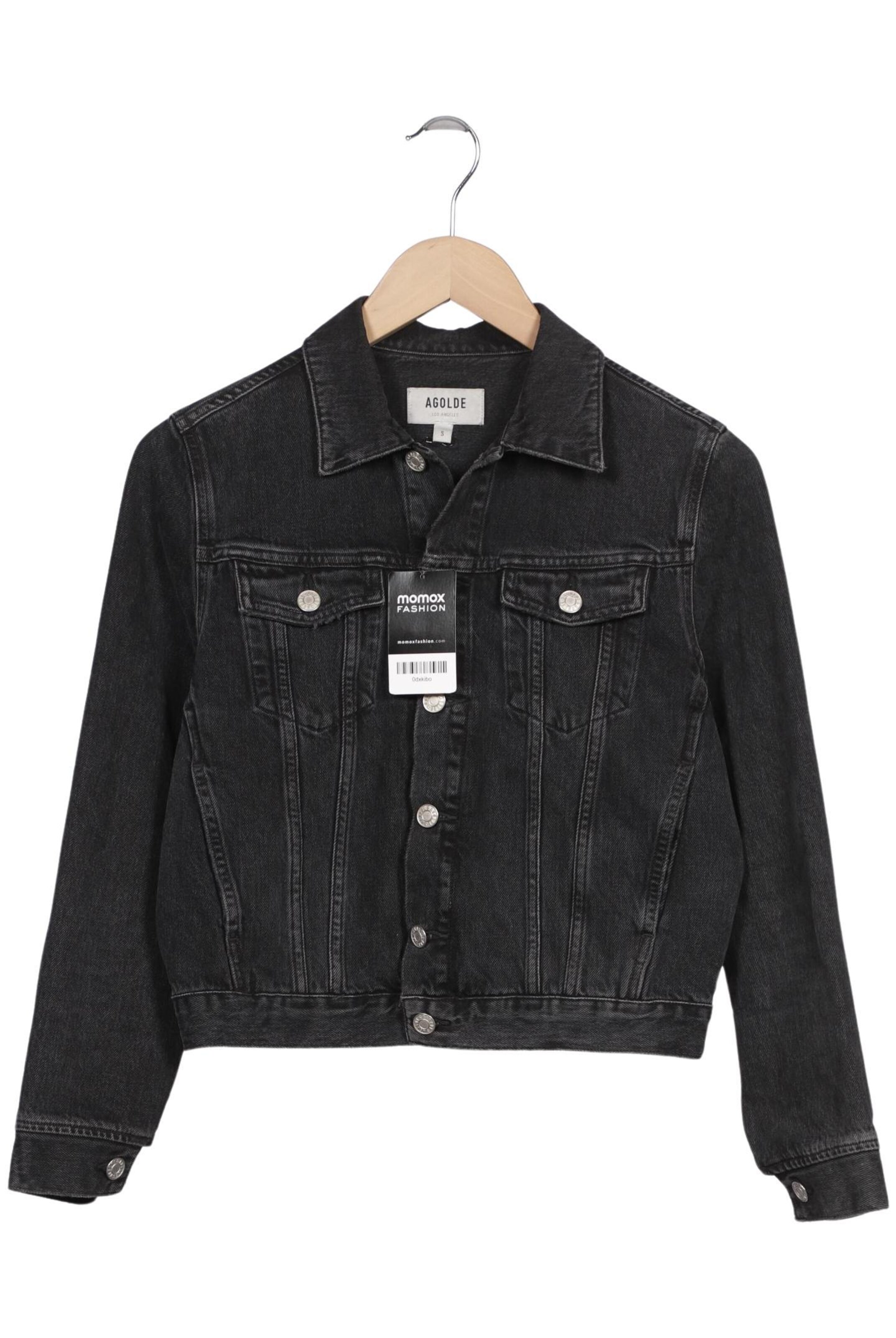 AGOLDE Jacket & Coat in S in Black: front