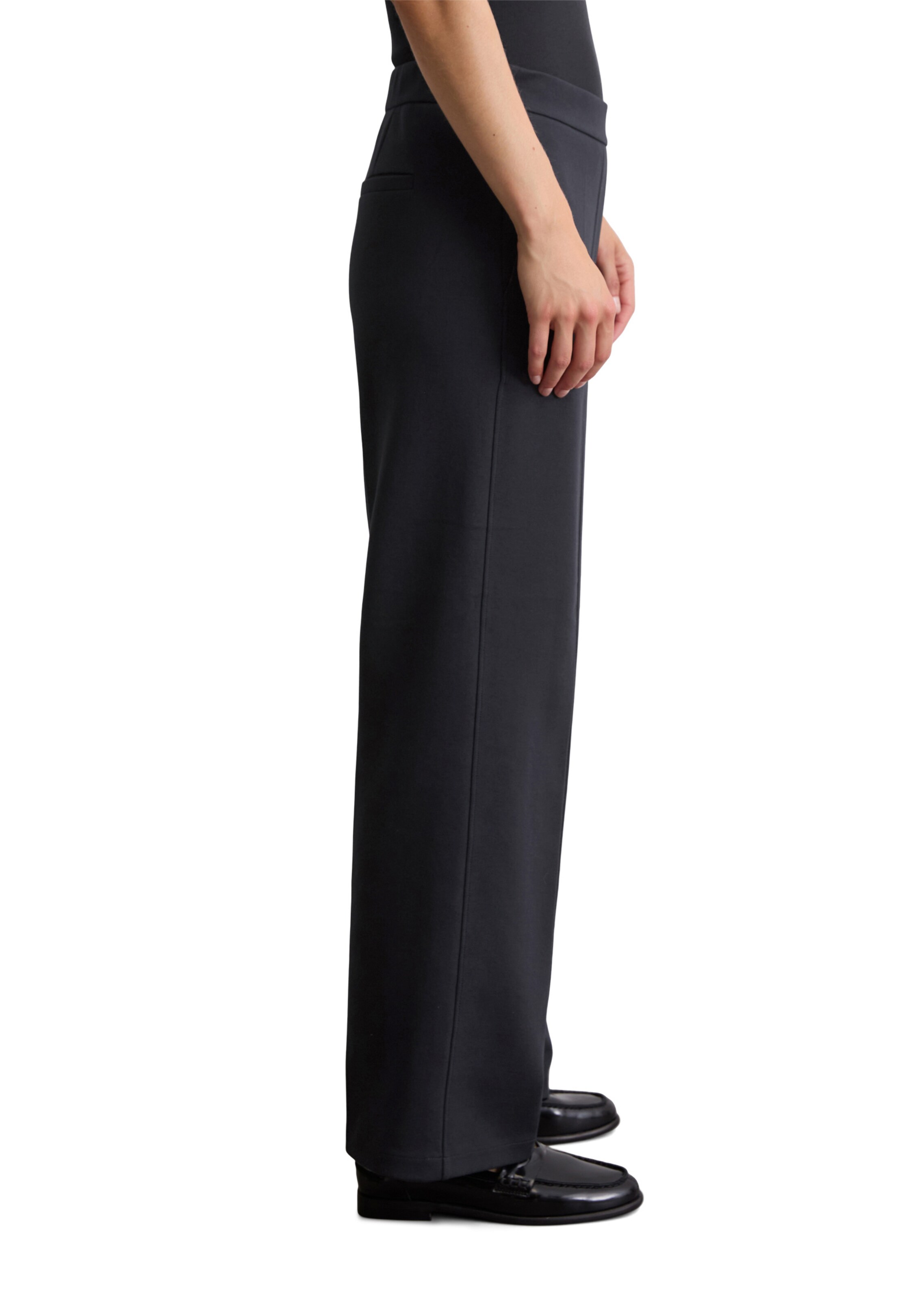 Marc O'Polo Regular Broek in Zwart