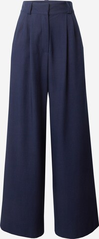 IVY OAK Wide leg Bandplooibroek 'Prescillia' in Blauw: voorkant