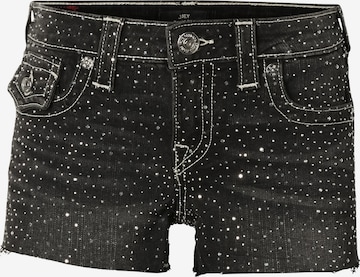 True Religion Slimfit Shorts 'Joey' in Schwarz: Vorderseite