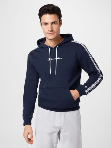 Champion Authentic Athletic Apparel Sweatshirt 'Legacy' in Blau: predná strana