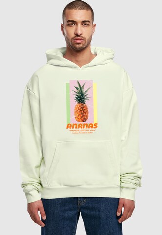 Merchcode Sweatshirt 'Ananas' in Green: front