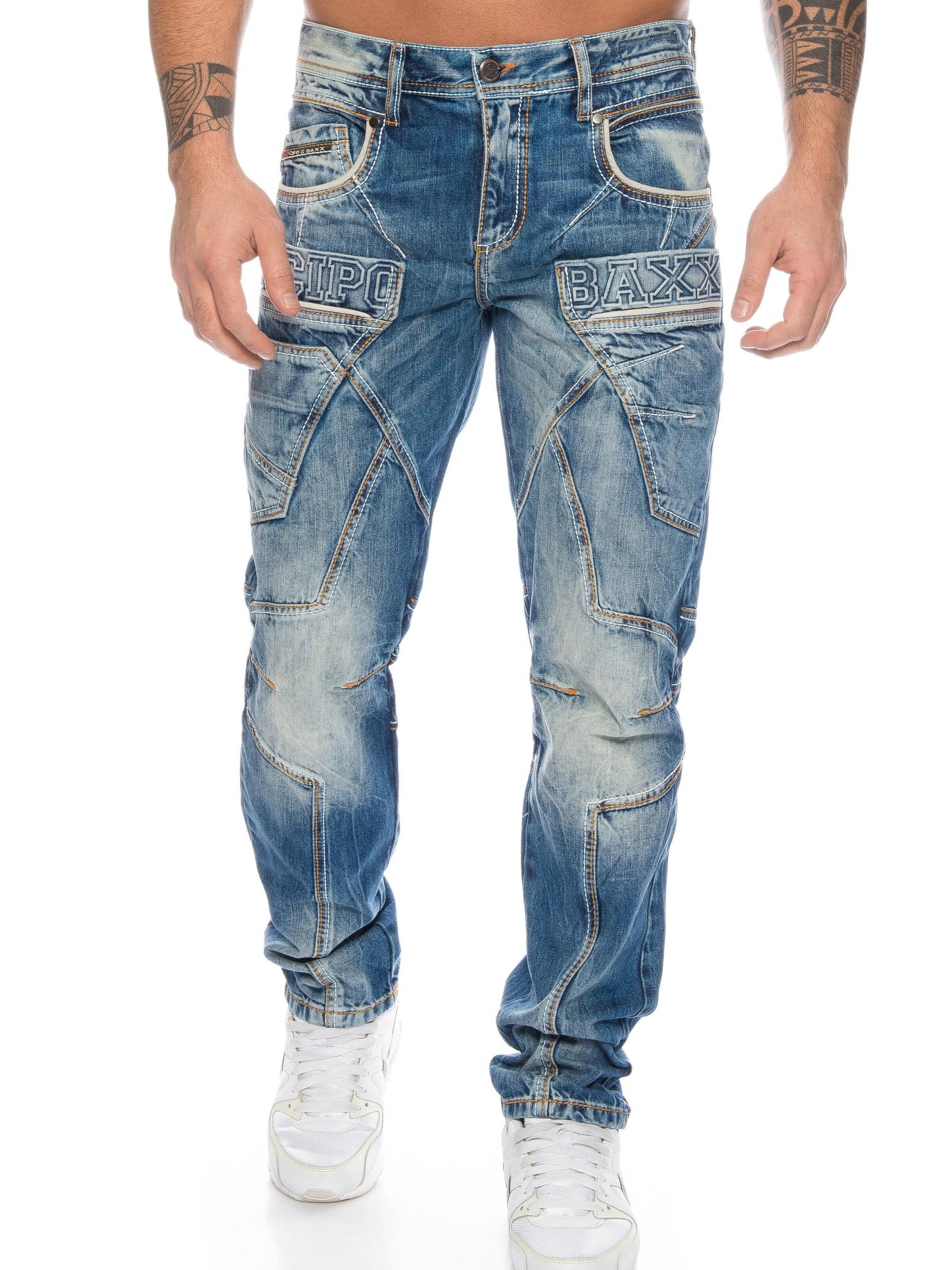 CIPO & BAXX Slim fit Jeans 'BJ391' in Blue: front
