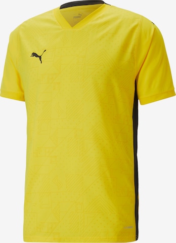 PUMA Performance Shirt in Yellow: front