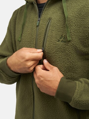 Veste en polaire 'High Pile' DANISH ENDURANCE en vert