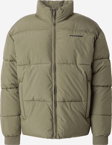Veste d’hiver 'Solin' Pegador en vert : devant