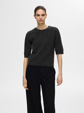 SELECTED FEMME Pullover 'SLFLulu' i grå: forside