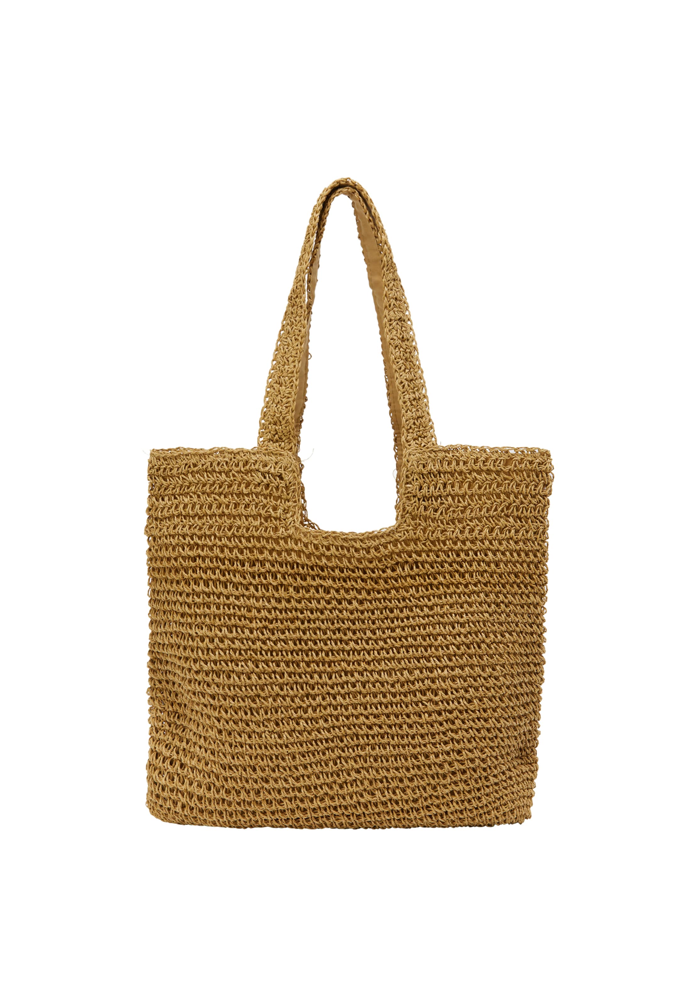 IZIA Plážová taška - Hnedá: predná strana