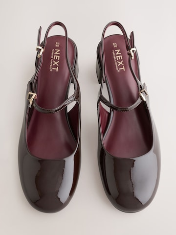 Next - Zapatos destalonado 'Forever Comfort' en rojo