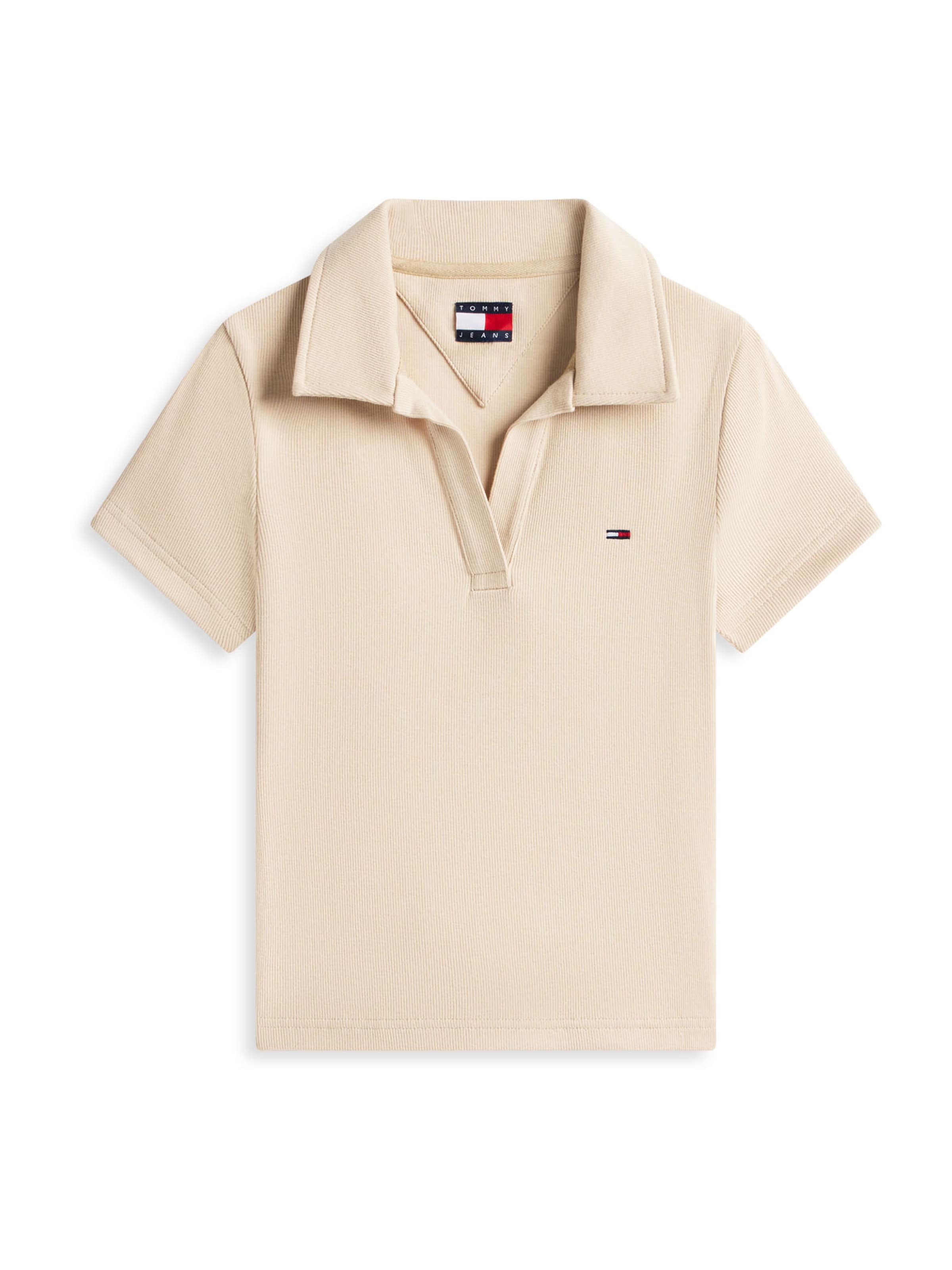 Tommy Jeans Футболка в Бежевый: спереди