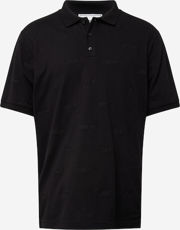 ICEBERG Poloshirt in Schwarz: predná strana