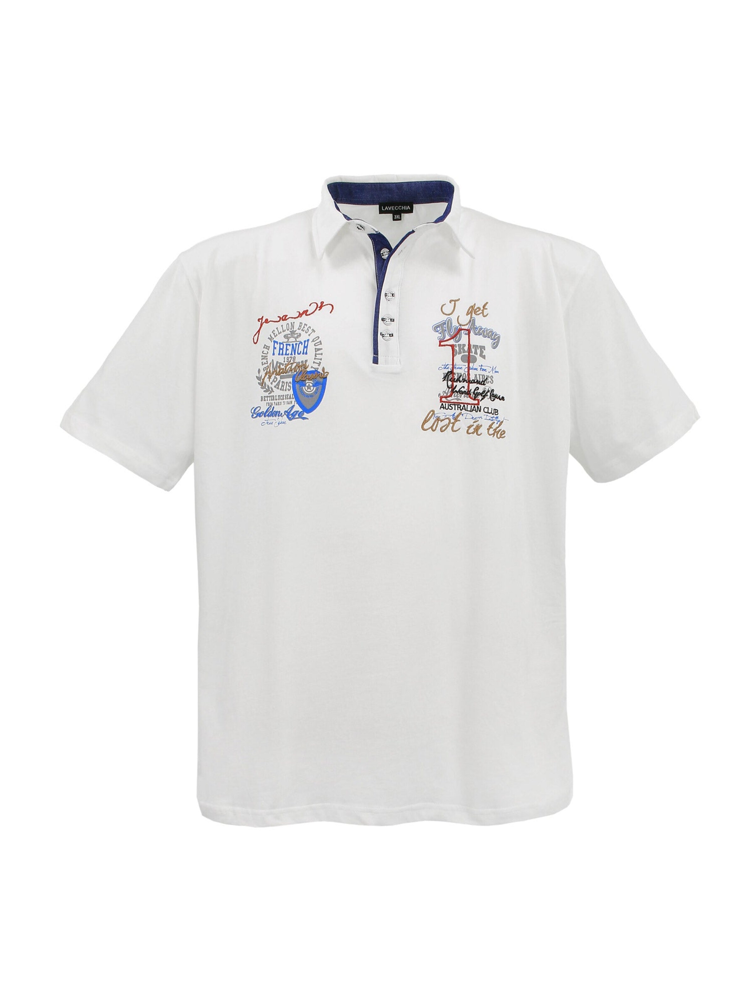 Lavecchia T-shirt 'LV-3101 Übergrößen' i beige: framsida