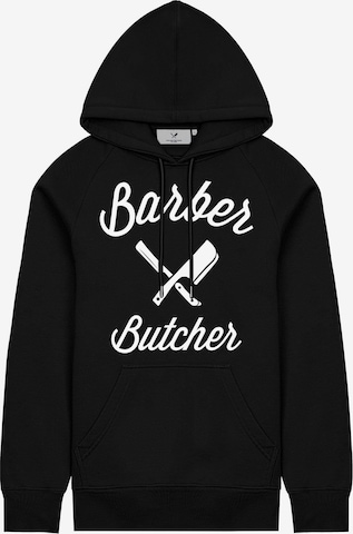 Distorted People Mikina 'BB Blades' – černá: přední strana