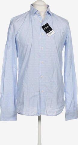 CG CLUB OF GENTS Button Up Shirt in L in Blue: front