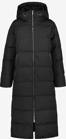 LUHTA Pitkä talvitakki 'Gerttula' värissä musta: etupuoli