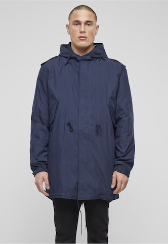 Brandit Between-Seasons Parka 'M51 US' in Blue: front