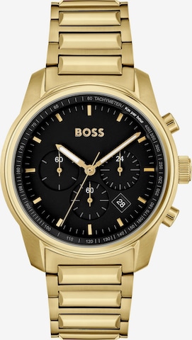 Orologio analogico di BOSS Black in oro: frontale