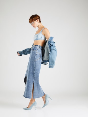 Nasty Gal Rok 'Star Bum' in Blauw