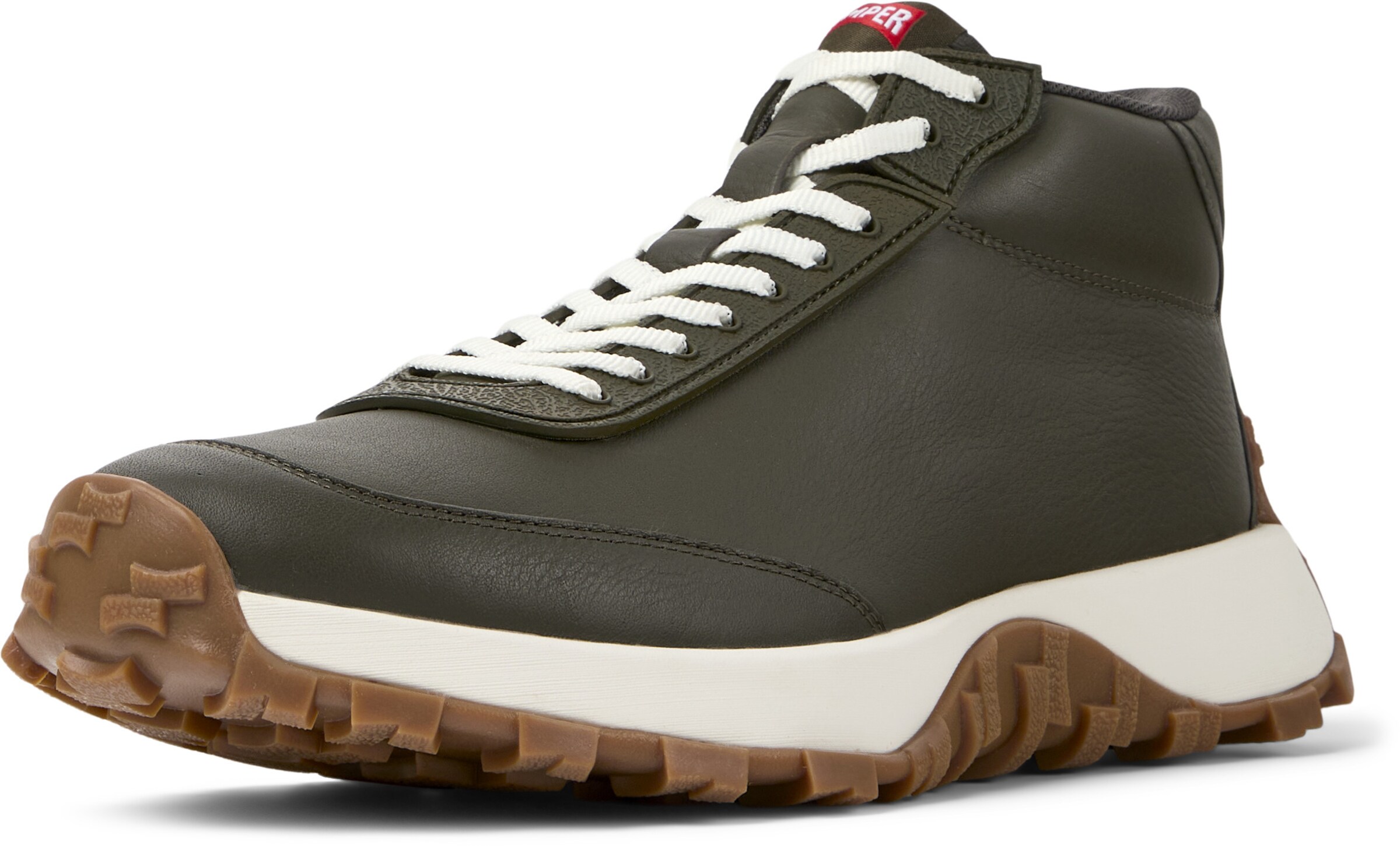 CAMPER Platform trainers ' Drift Trail ' in Green: front