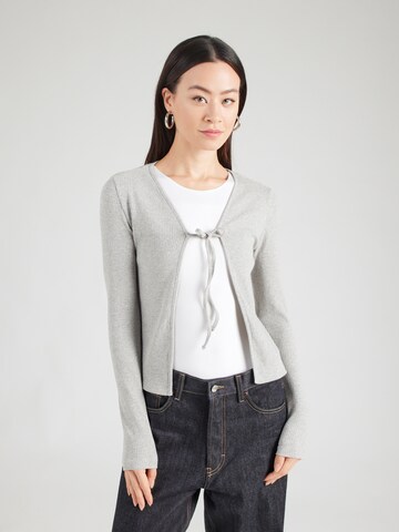 PIECES Вязаная кофта 'PCKitte' в Серый: спереди