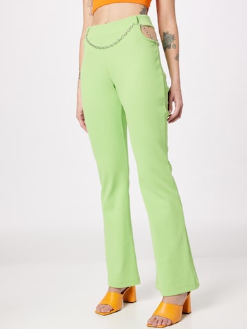 Flared Pantaloni di The Ragged Priest in verde: frontale