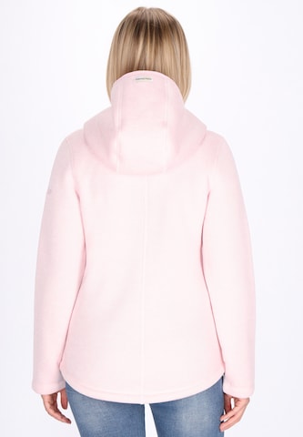 Schmuddelwedda Fleece jas in Roze