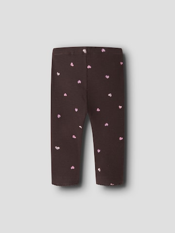 NAME IT Skinny Leggings 'NBFNUTTI' in Braun