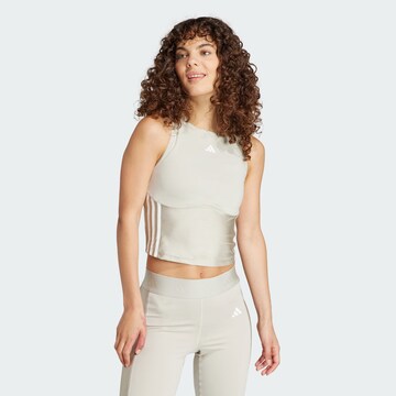 ADIDAS PERFORMANCE Sports Top in Beige: front