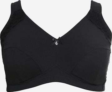 Bustier Soutien-gorge SHEEGO en noir : devant