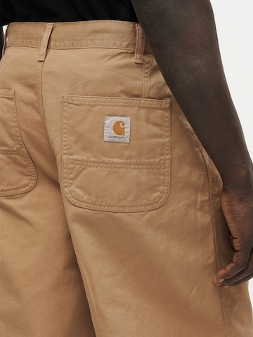 Carhartt WIP Baggy Laskoshousut 'Holden' värissä ruskea