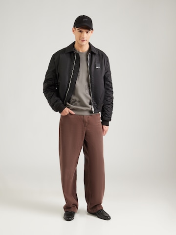 pilka ARMANI EXCHANGE Megztinis be užsegimo