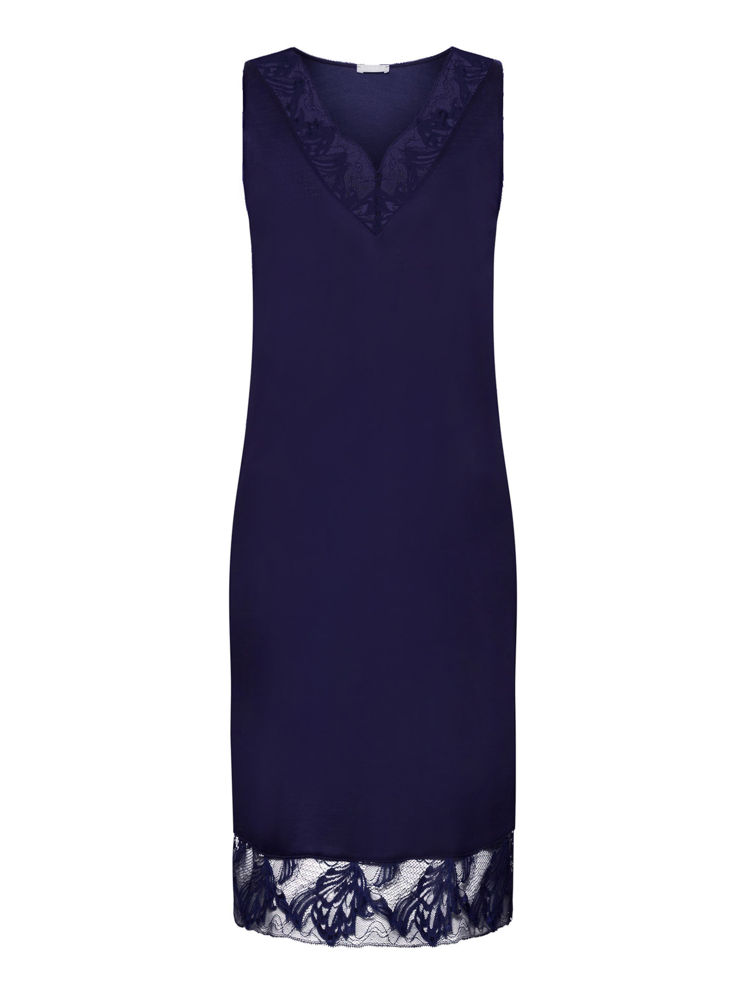 Hanro Nightgown 'Eva' in Blue: front