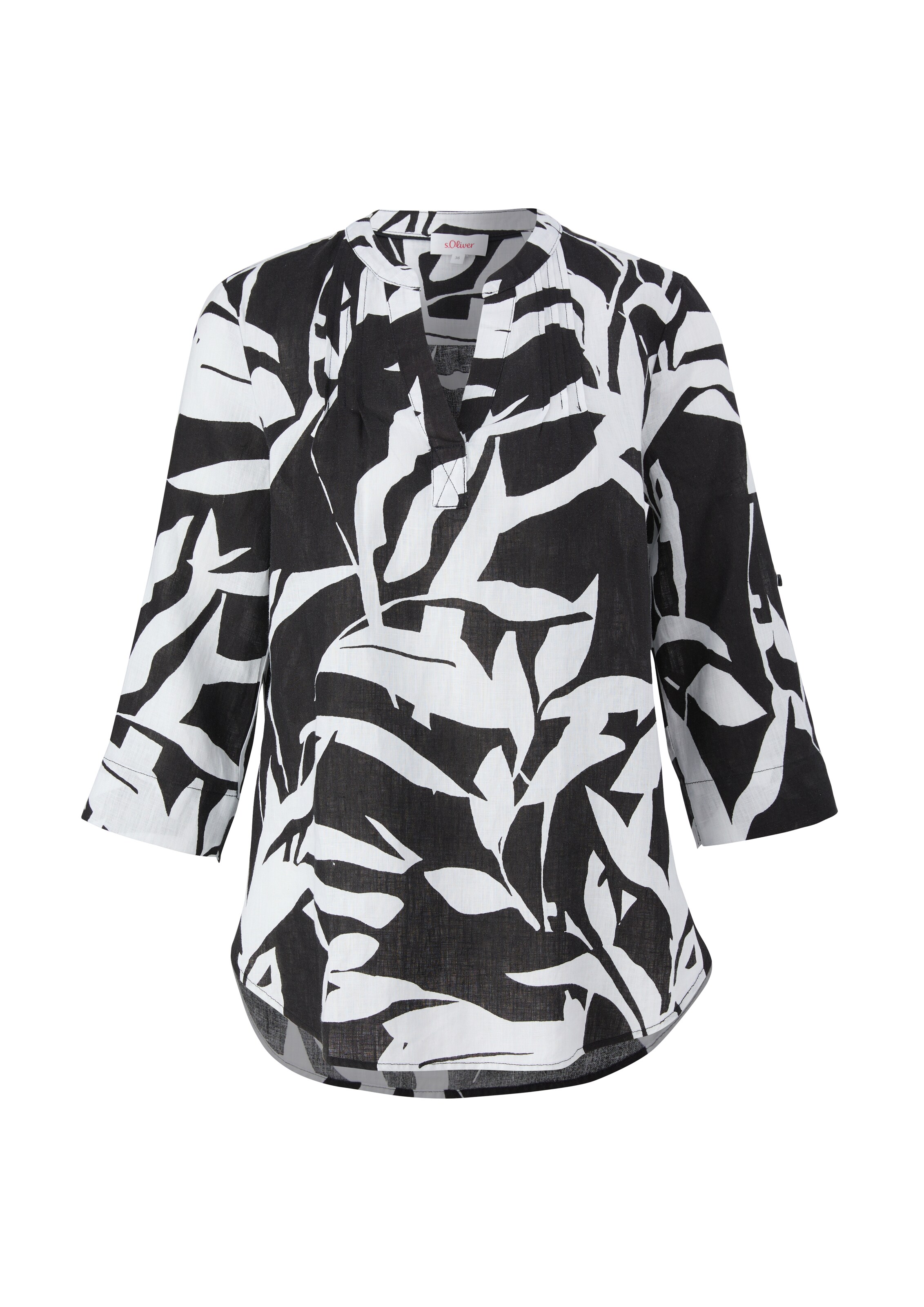 s.Oliver Bluse in Schwarz: Vorderseite