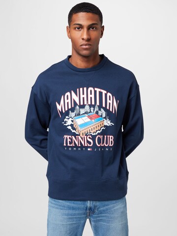 Tommy Jeans Sweatshirt in Blau: Vorderseite