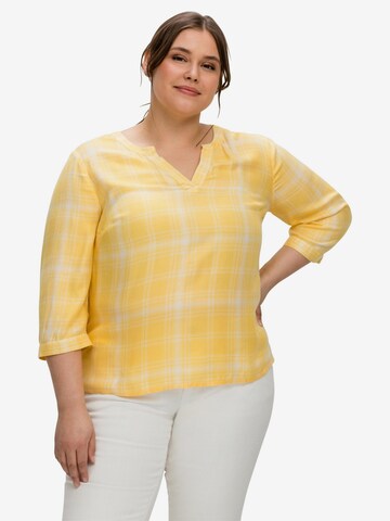 SHEEGO Blouse in Yellow: front