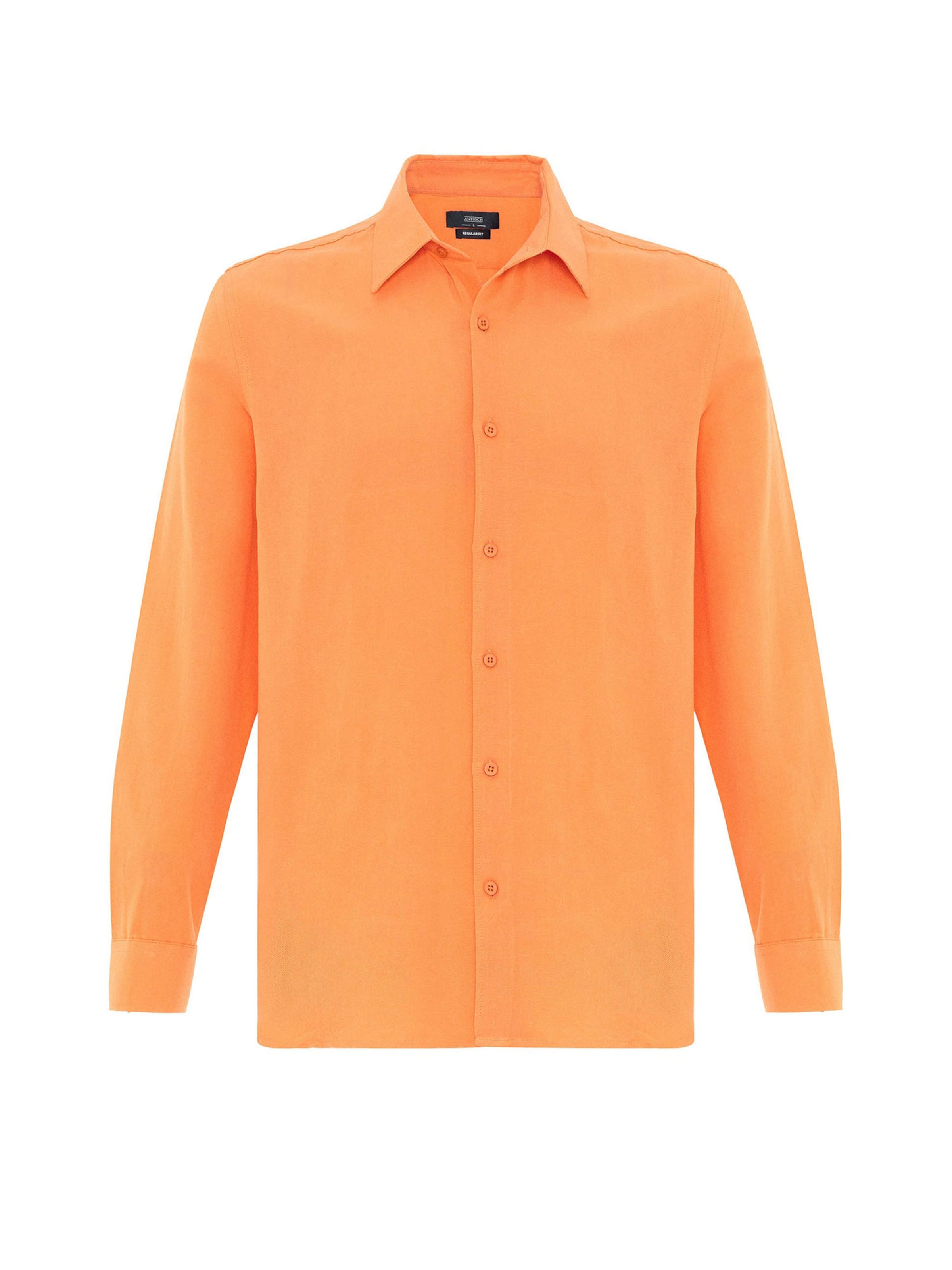 Antioch Regular fit Риза в оранжево: отпред