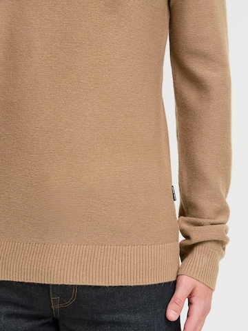 BLEND Strickpullover ' BHDANA ' in Braun