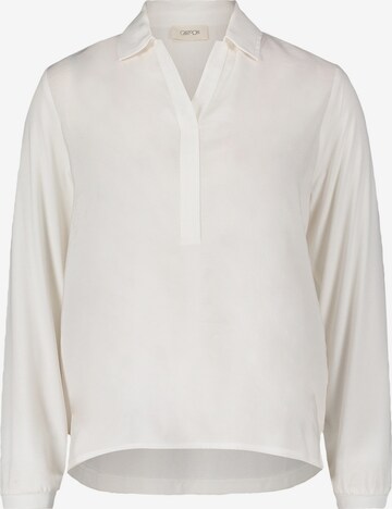 Cartoon Blouse in White: front