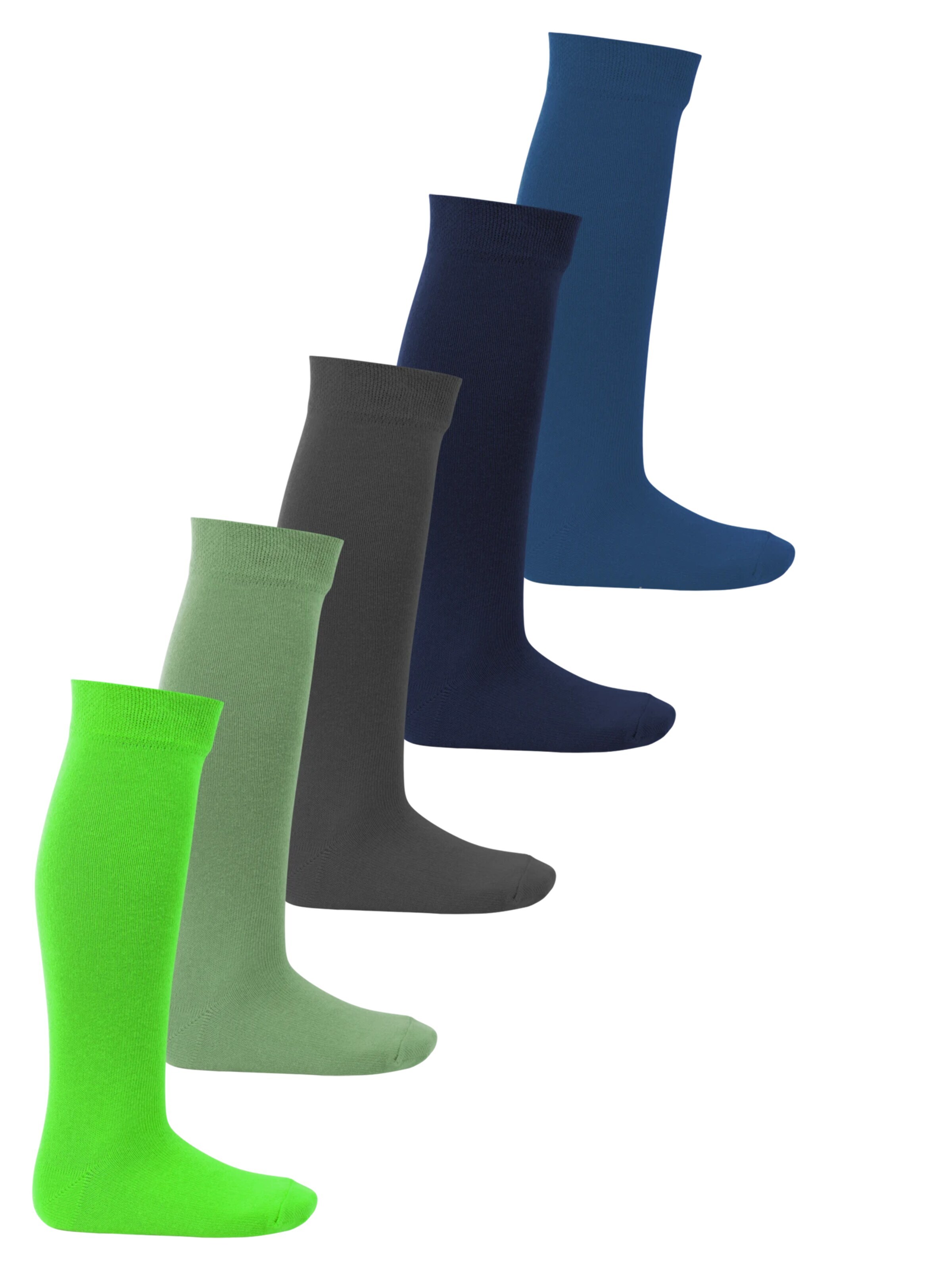 footstar Socks 'EVERYDAY!' in Green: front