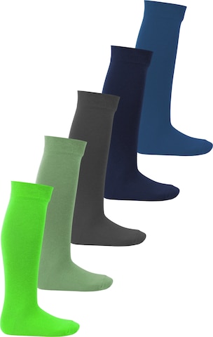 footstar Socks 'EVERYDAY!' in Green: front