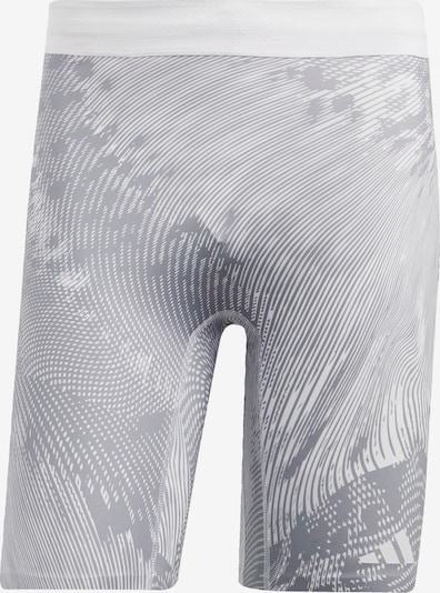 ADIDAS PERFORMANCE Workout Pants 'Adizero Saturday' in Grey / White, Item view