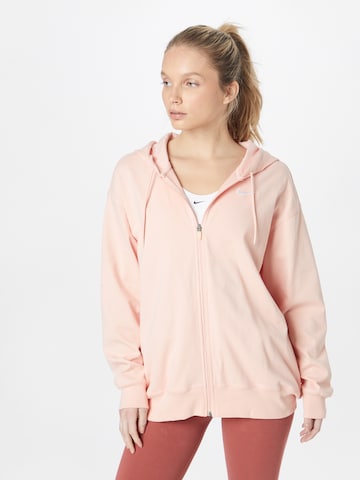 Nike Sportswear Sweatjakke i pink: forside