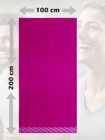 Lashuma Towel 'Lugano' in Pink