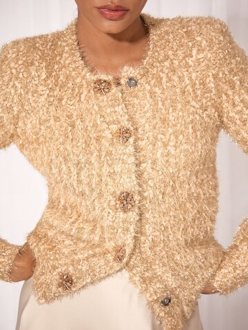 Lipsy Strickjacke in Gold
