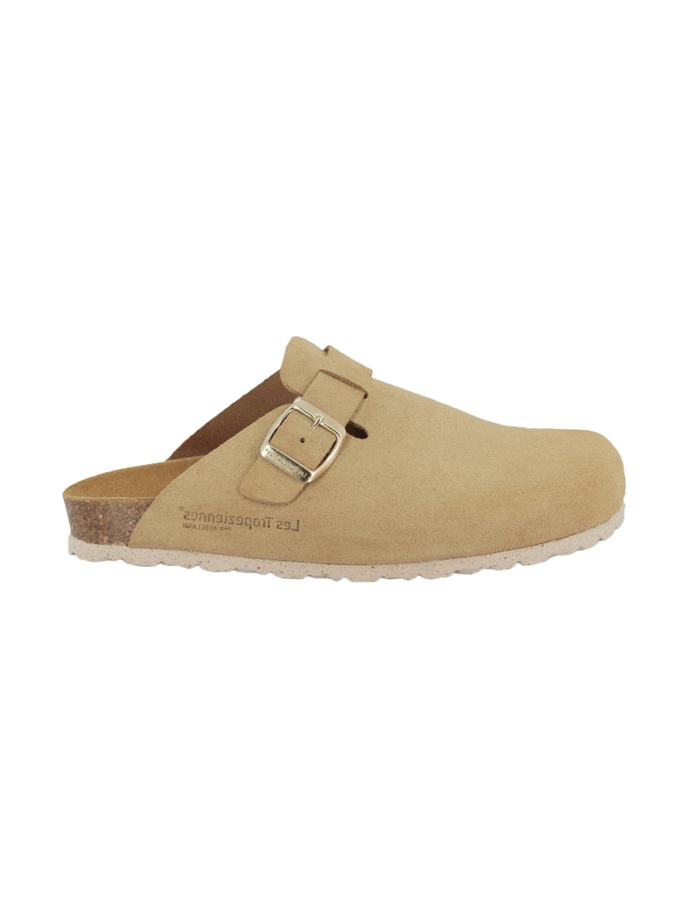 Les Tropéziennes Mule 'Leder-Pantoletten „Les Zabot“' in Beige